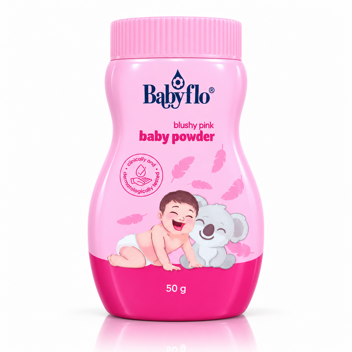Babyflo Baby Powder Blushy Pink - 50g