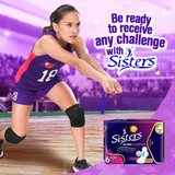Sisters Ultra Comfort Premium Ultra Thin Pads with Wings - 6's