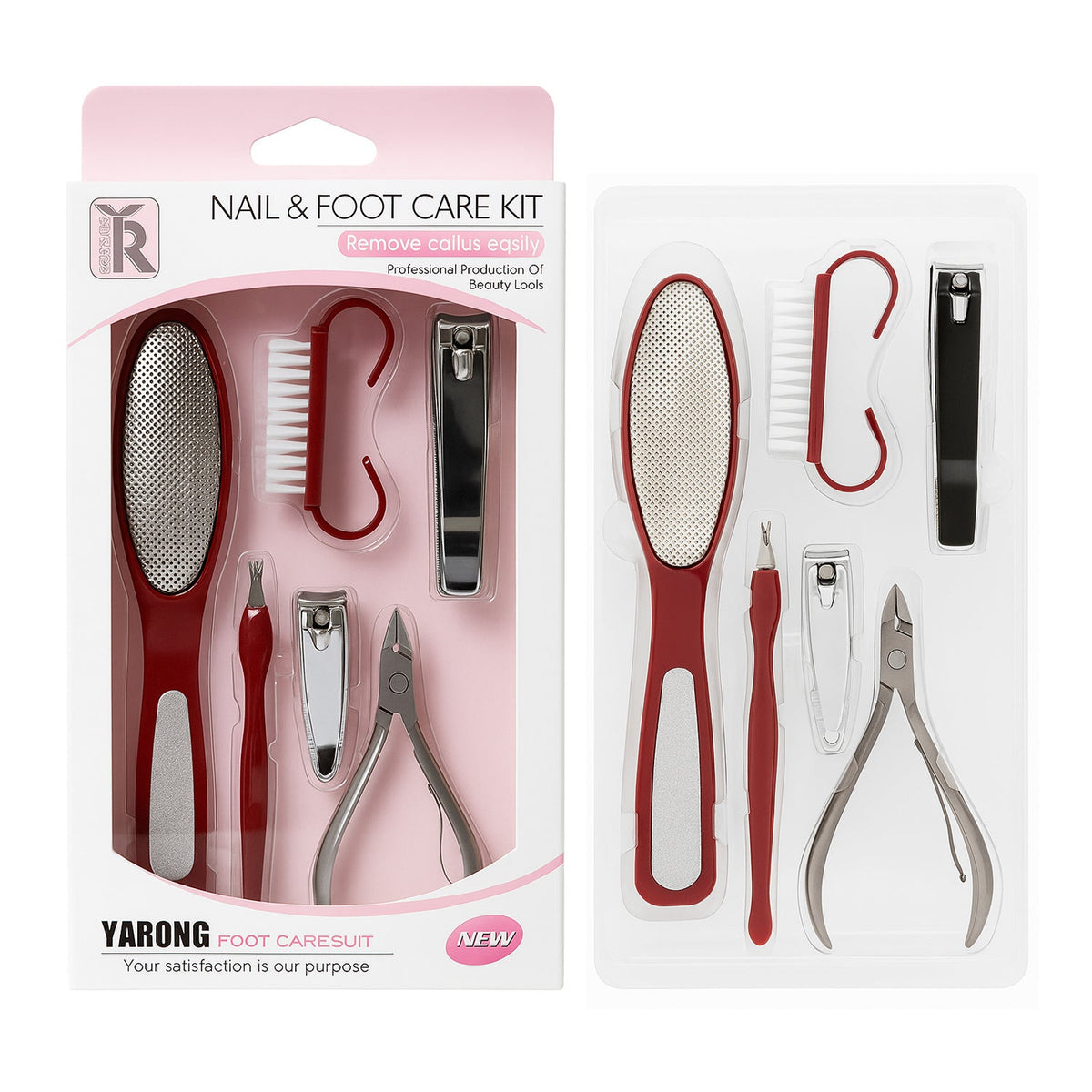 Yarong Nail & Foot Care Kit Remove Callus Easily