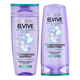 L'Oreal Elvive Hyaluron Pure Shampoo + Conditioner - 400ml + 360ml