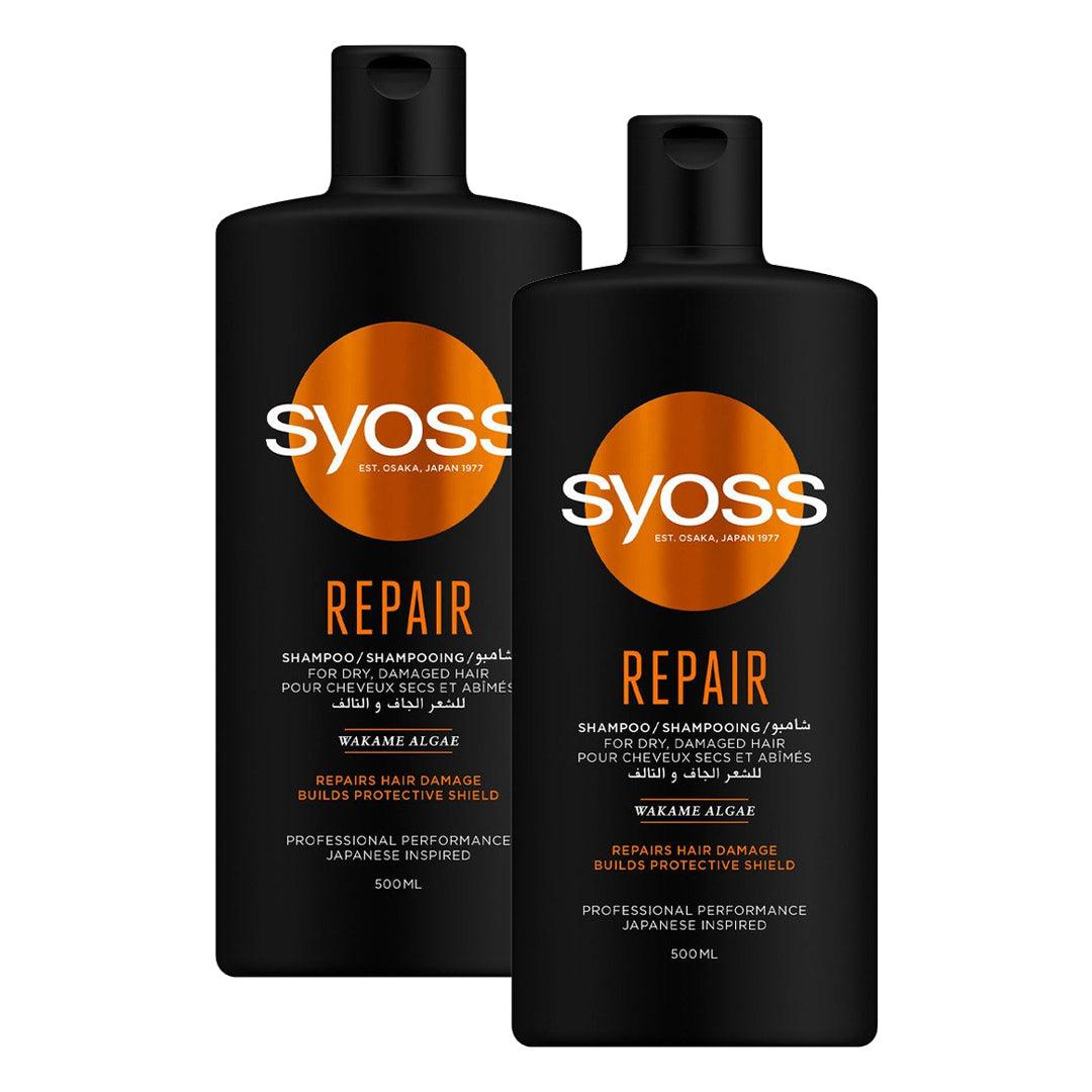 Syoss Repair Shampoo - 500ml × 2 Pcs