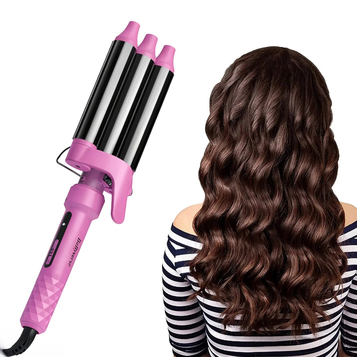 BaByverse Keratin Three-Barrel Hair Waver BA-449
