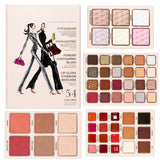 CYLY 54 Colors Multi-Functional Makeup Palette Book - CY002B