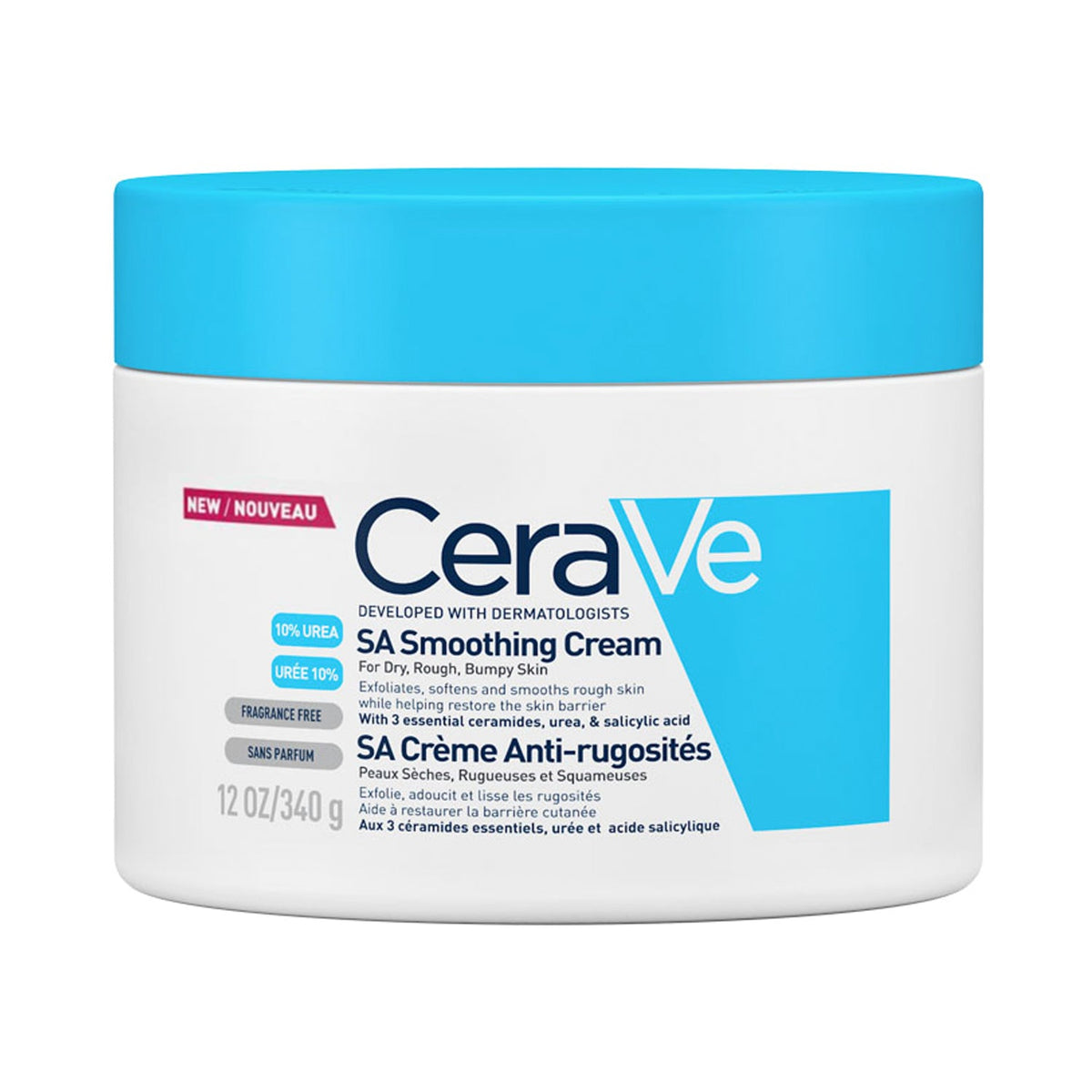 CeraVe SA Smoothing Cream For Rough & Bumpy Skin - 340g