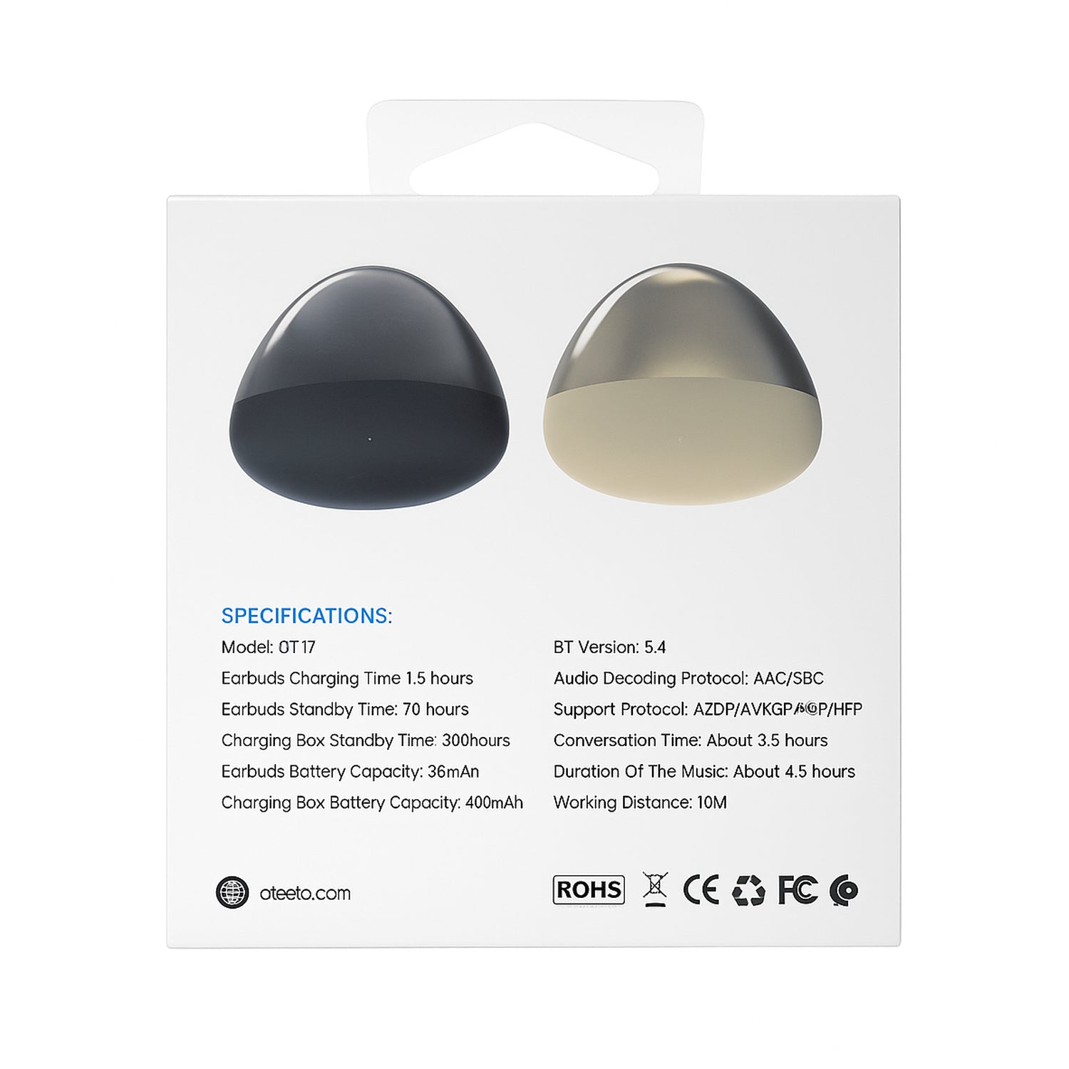 Oteeto Hi-Fi OWS Open Wearable Earbuds - OT17