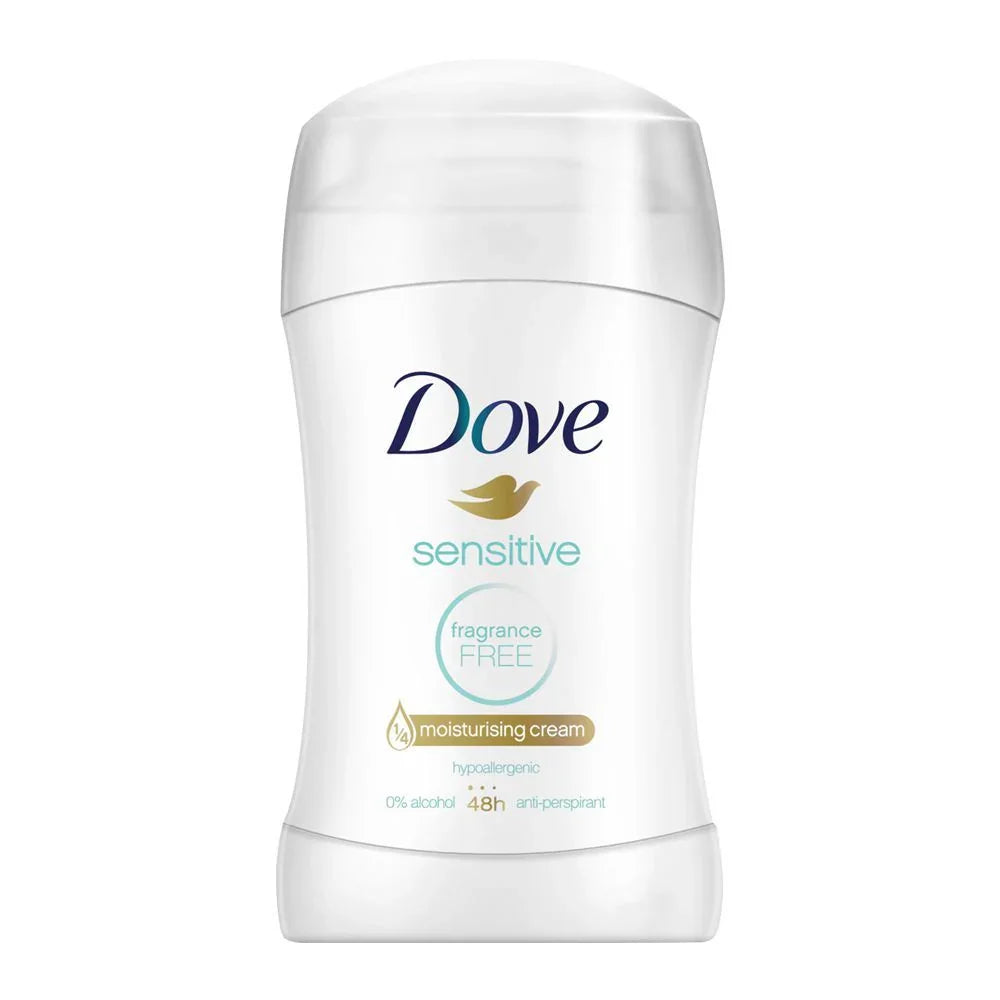 Dove Sensitive Fragrance Free 48H Roll-on Deodorant - 40g