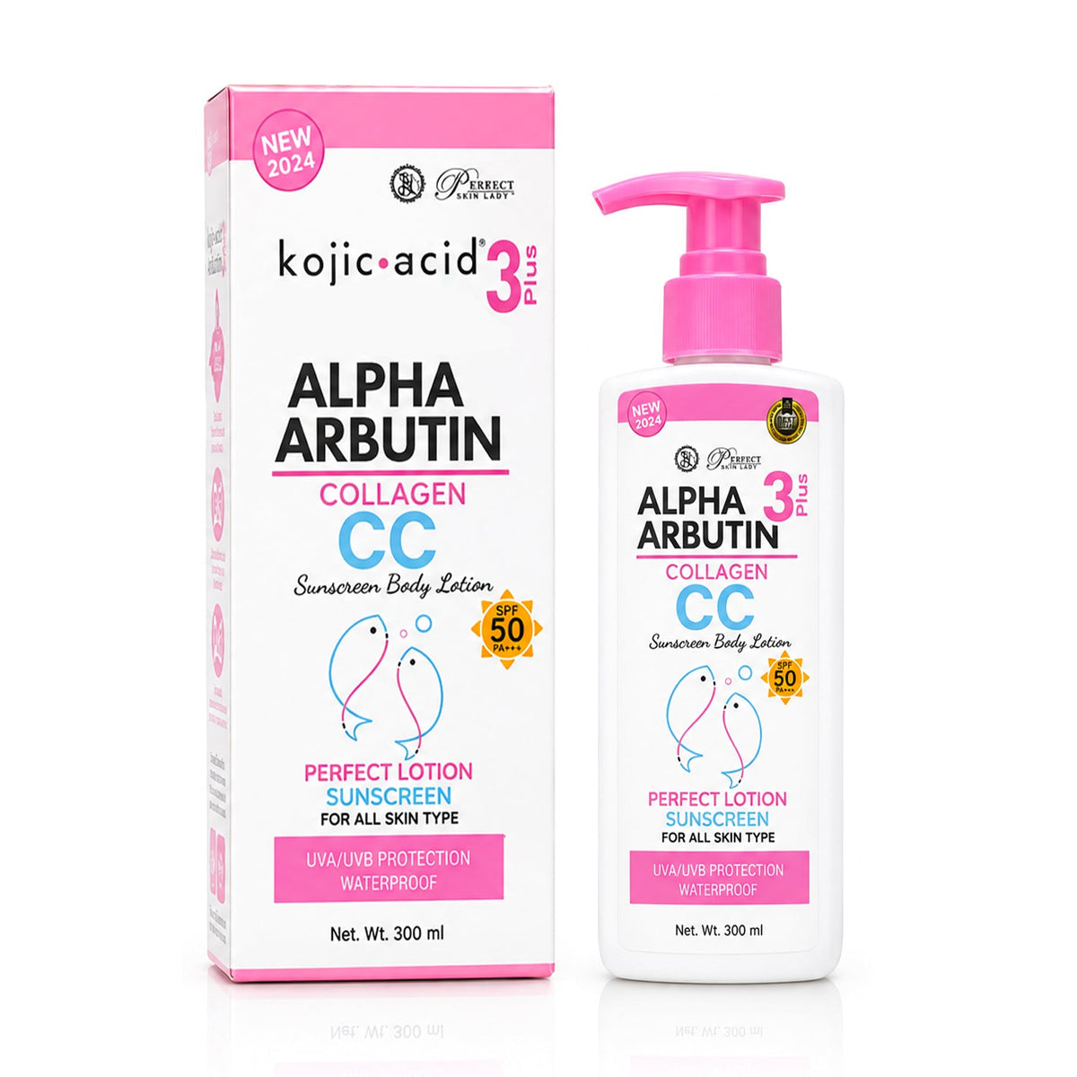 Alpha Arbutin 3 Plus Collagen CC Sunscreen Body Lotion SPF 50 - 300ml