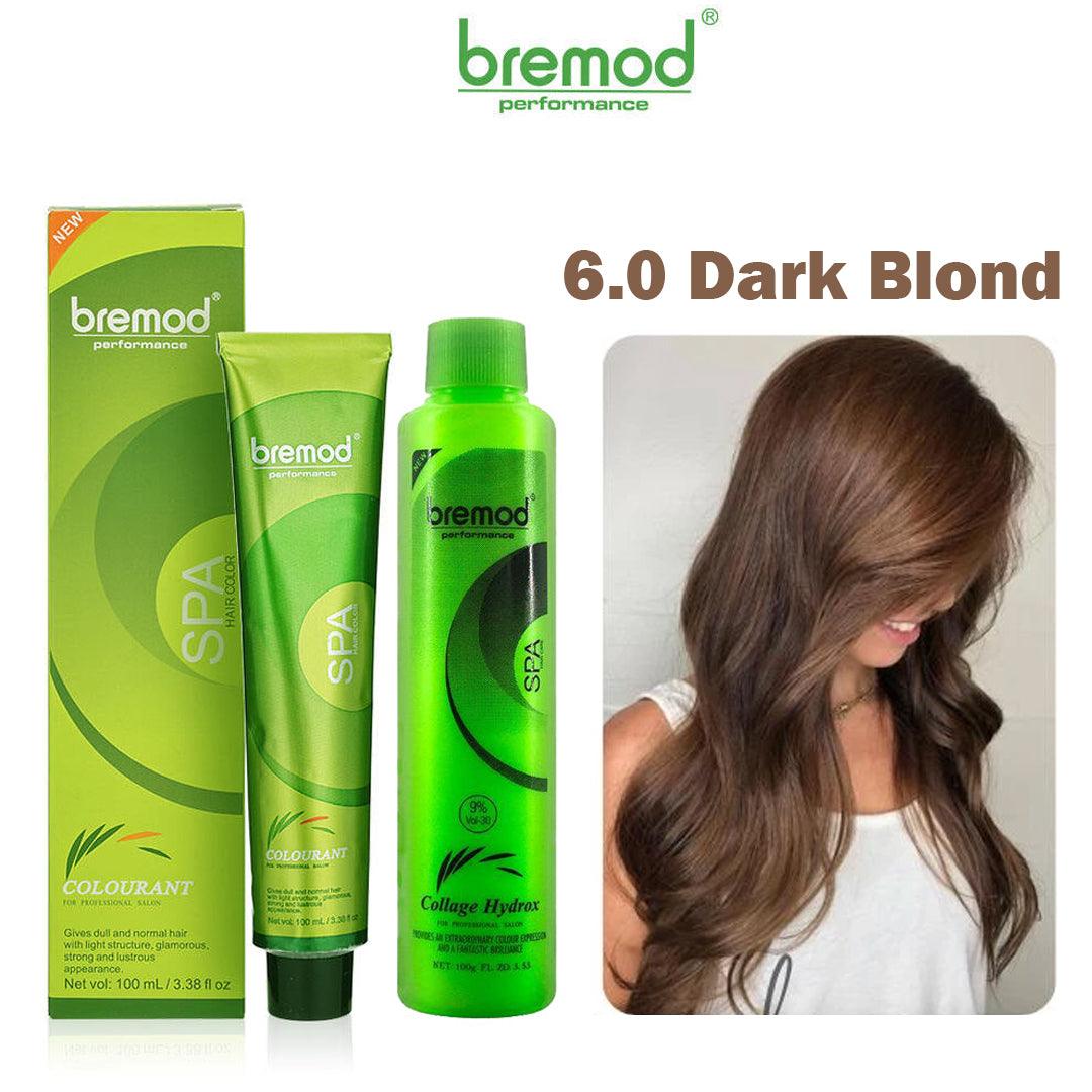 Bremod Performance 6.0 Dark Blond Hair Color With Oxidizer - 100ml+100g