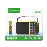 مكبر صوت كاريوكي محمول من Smartbarry مع ميكروفون YS-108