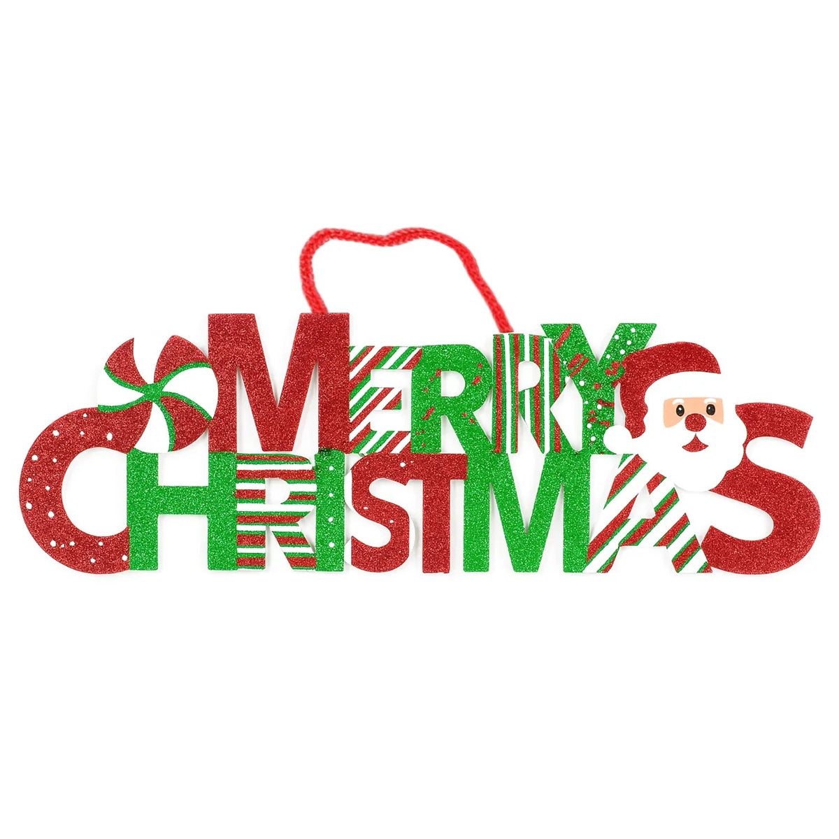 Merry Christmas Wall Door Hanging Ornaments - 0619N