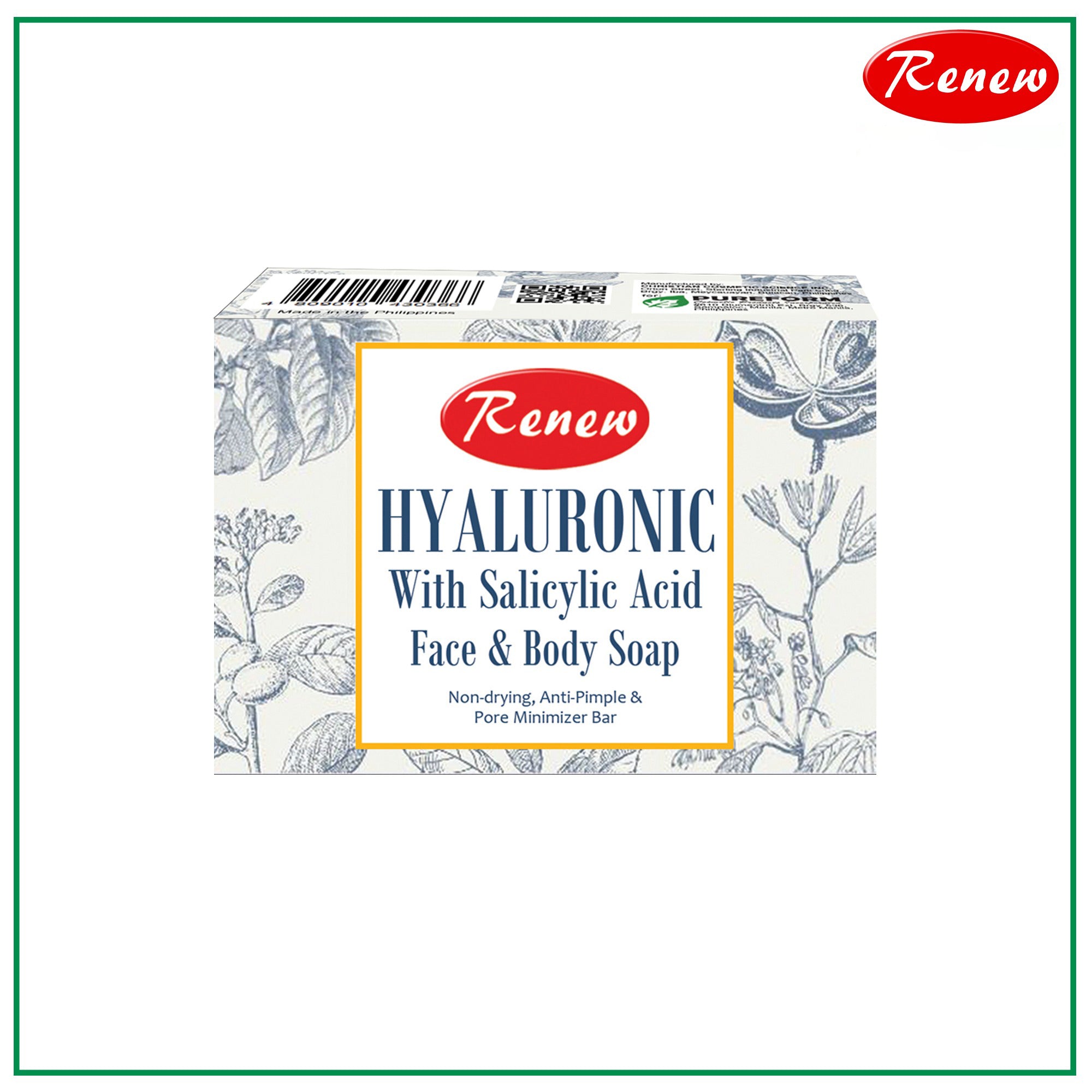 Renew Hyaluronic With Salicylic Acid Face & Body Soap - 135g