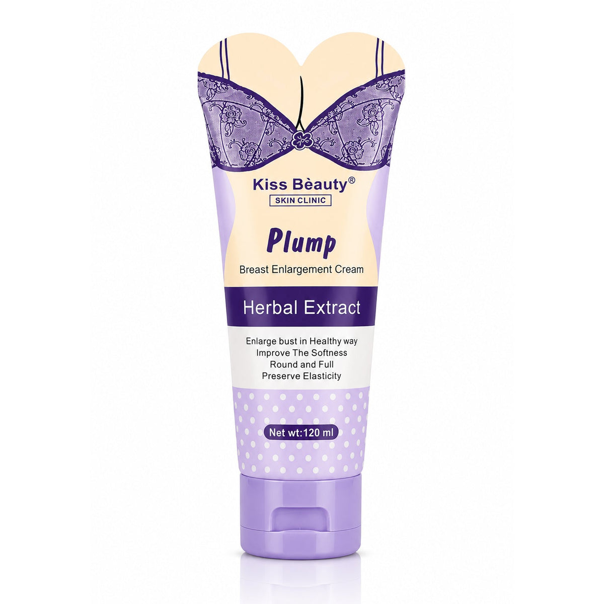 Kiss Beauty Plump Breast Enlargement Cream - 120ml