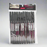 ADS Long Lasting & Waterproof Kohl Kajal Pencil - 1.4g × 12 Pcs