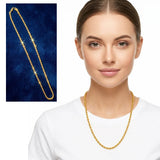 سلسلة ذهبية نسائية عالية الجودة من الفولاذ المقاوم للصدأ GC-01