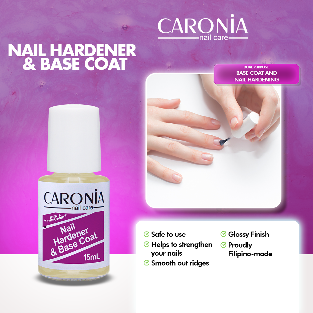 Caronia Nail Care Nail Hardener & Base Coat - 30ml