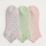 Soft Elastic Ankle Socks - 3 Pairs B-202-5