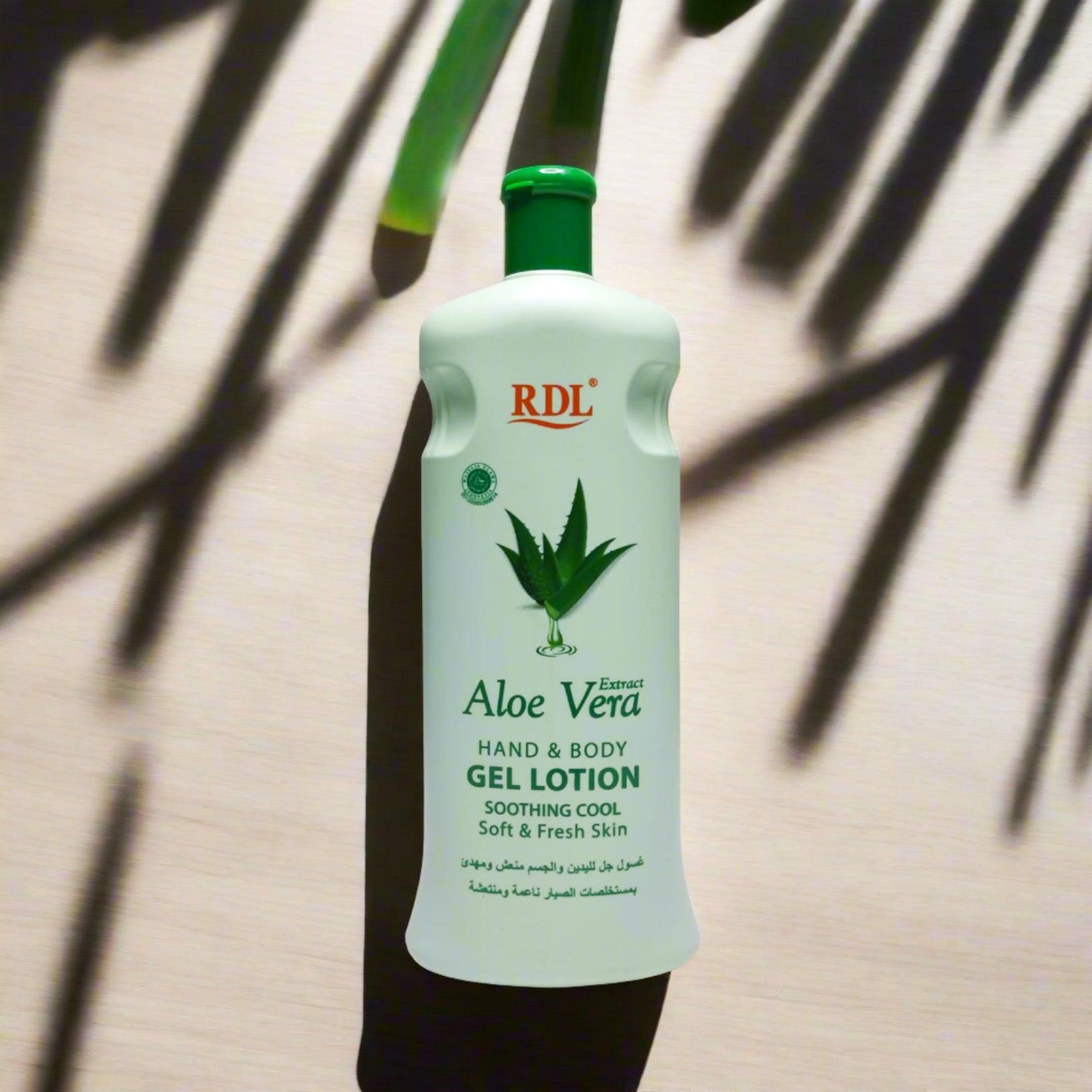 RDL Aloe Vera Extract Hand & Body Gel Lotion - 600ml