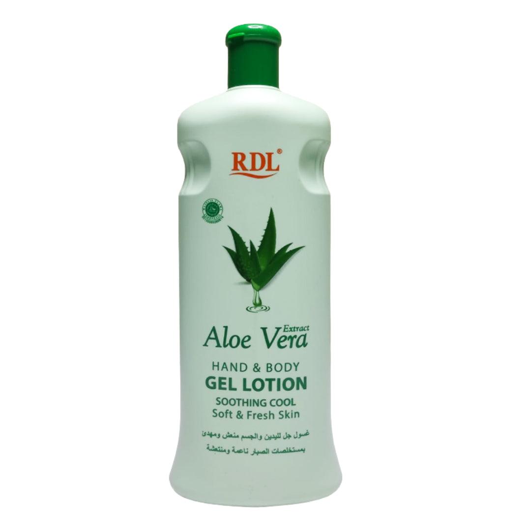 RDL Aloe Vera Extract Hand & Body Gel Lotion - 600ml