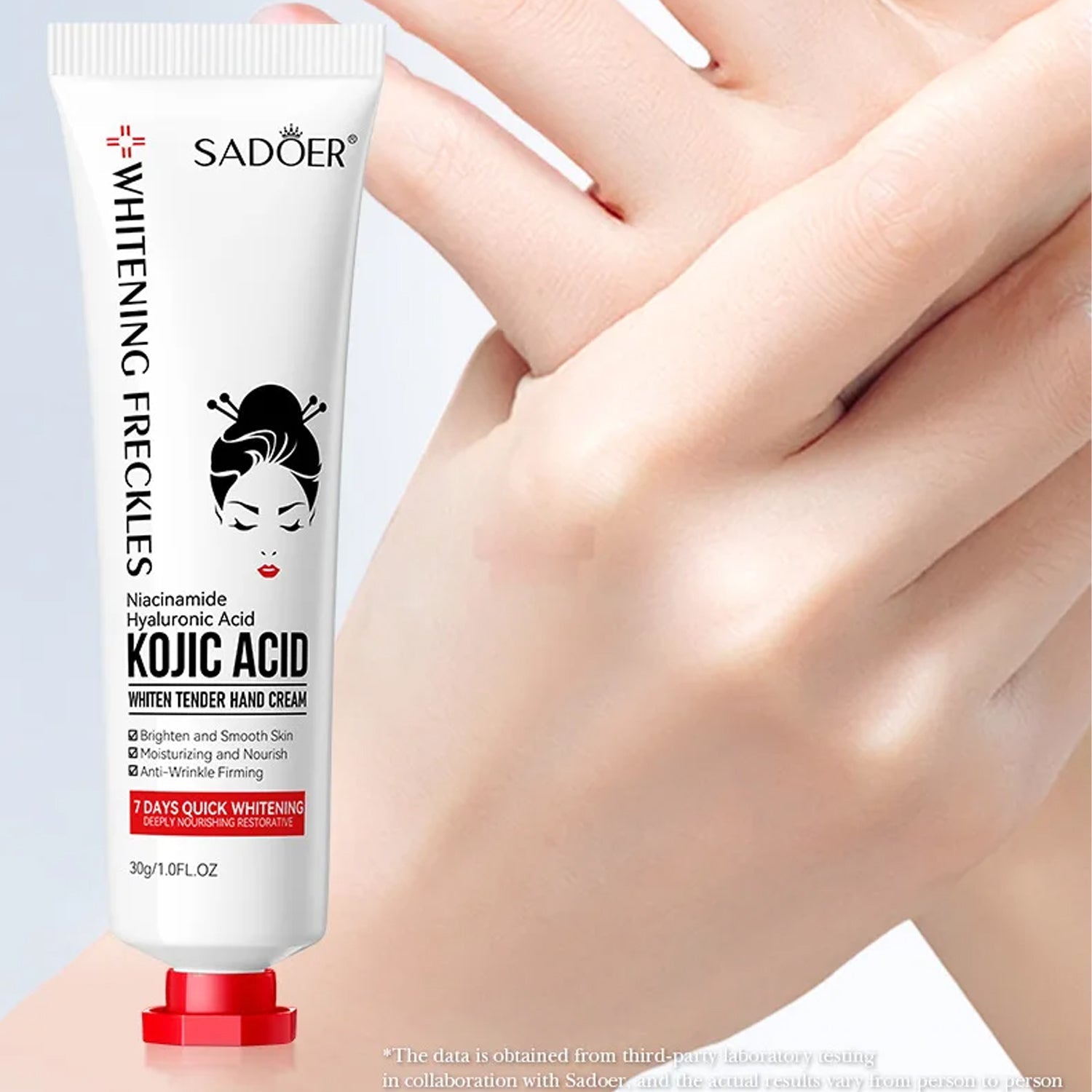 Sadoer Kojic Acid Niacinamide Brightening Hand Cream - 30g