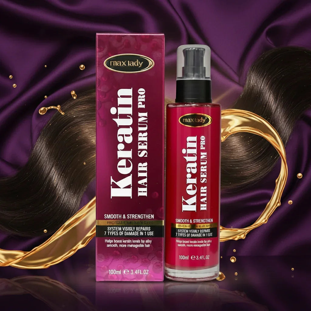 Max Lady Keratin Hair Serum Pro - 100ml (Thailand)
