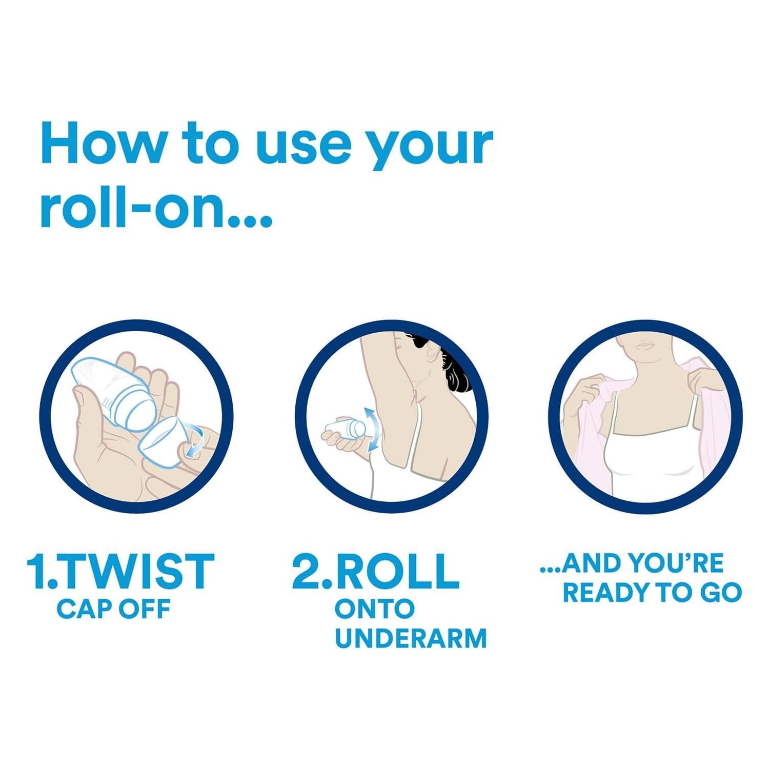 Dove Sensitive Fragrance-Free Deodorant Roll On - 40ml