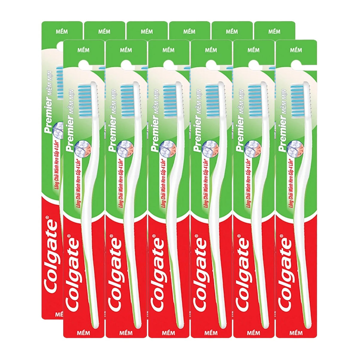 Colgate Premier Clean Soft Toothbrush - 12 Pcs (Offer)