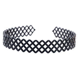 Non-Slip Pattern Design Headbands Black Color - 1 Pcs (KT-220A-424)