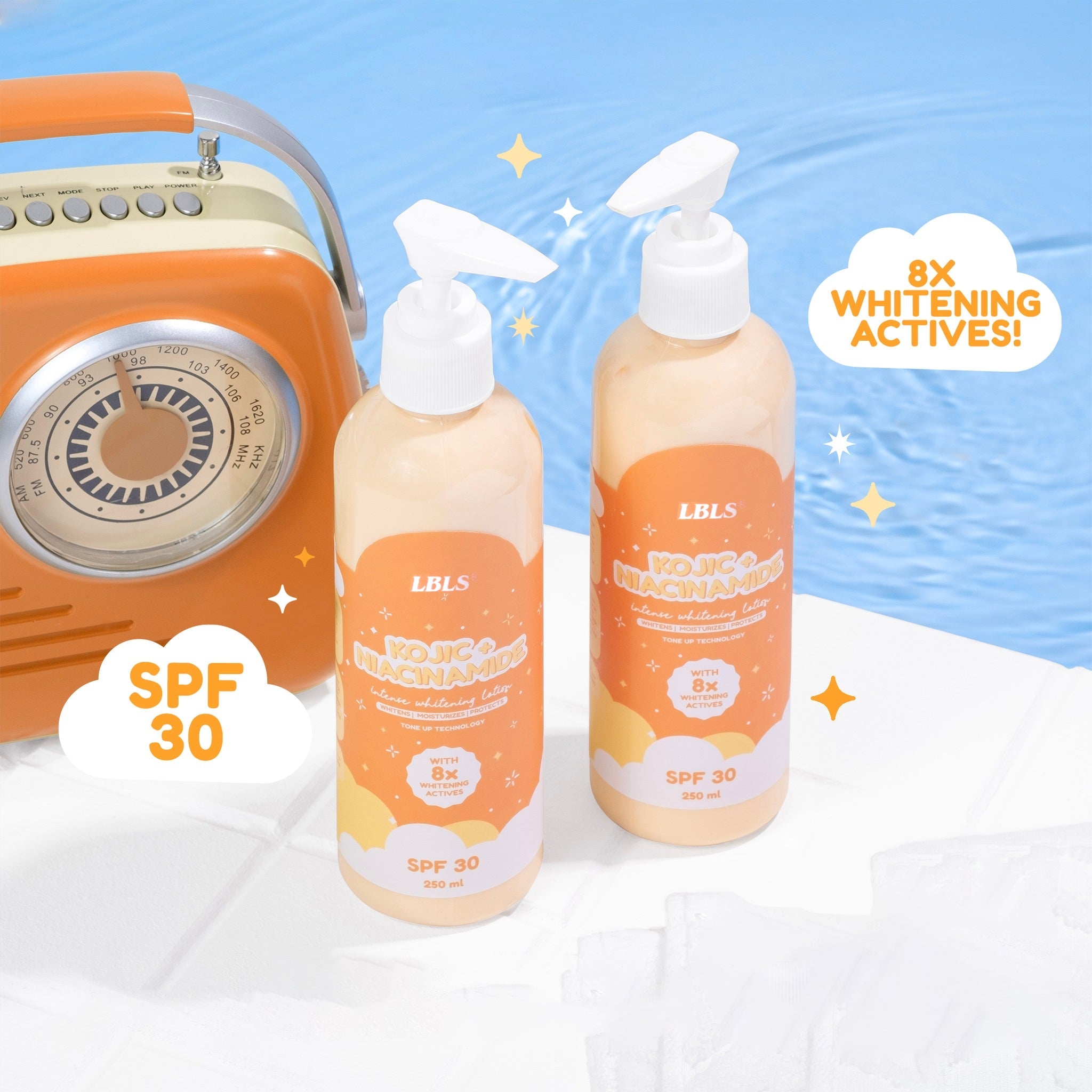 LBLS Kojic + Niacinamide Brightening Lotion SPF30 - 250ml