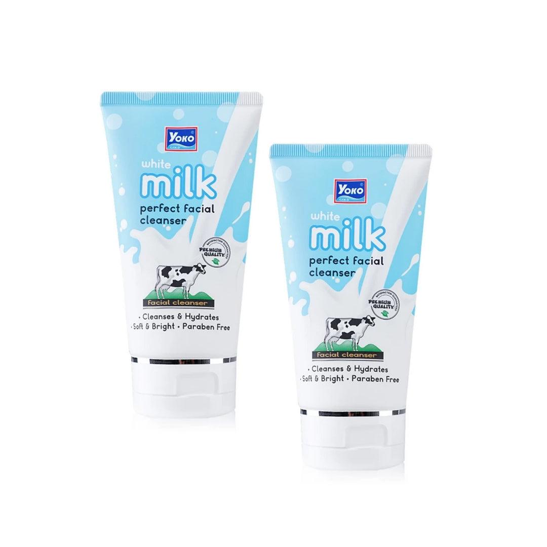 Yoko Gold White Milk Perfect Facial Cleanser - 100ml × 2 Pcs