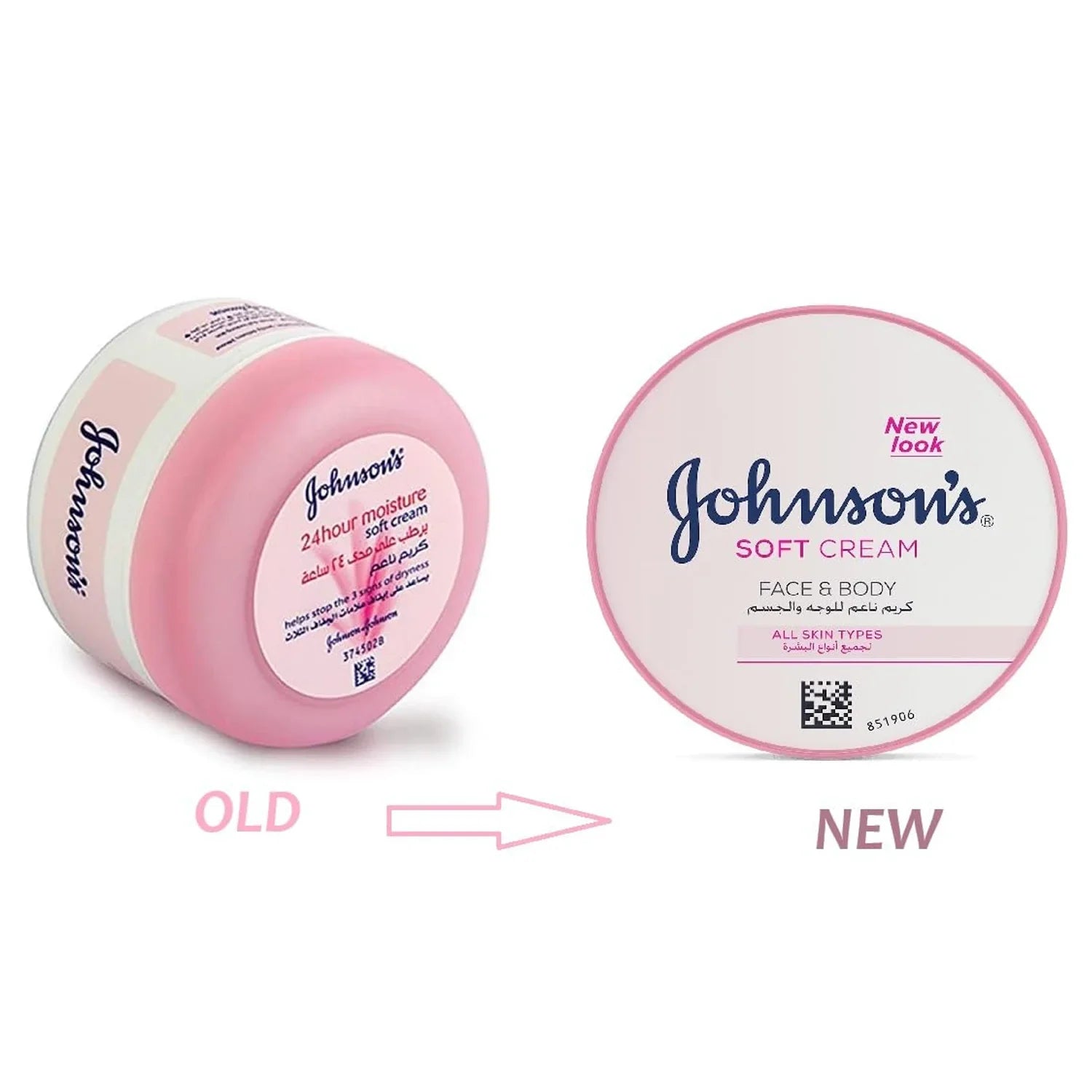 Johnson’s 24 Hour Moisture Soft Cream Face & Body - 200ml
