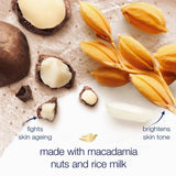 Dove Body Polish Crushed Macadamia & Rice Milk Scrub - 298g