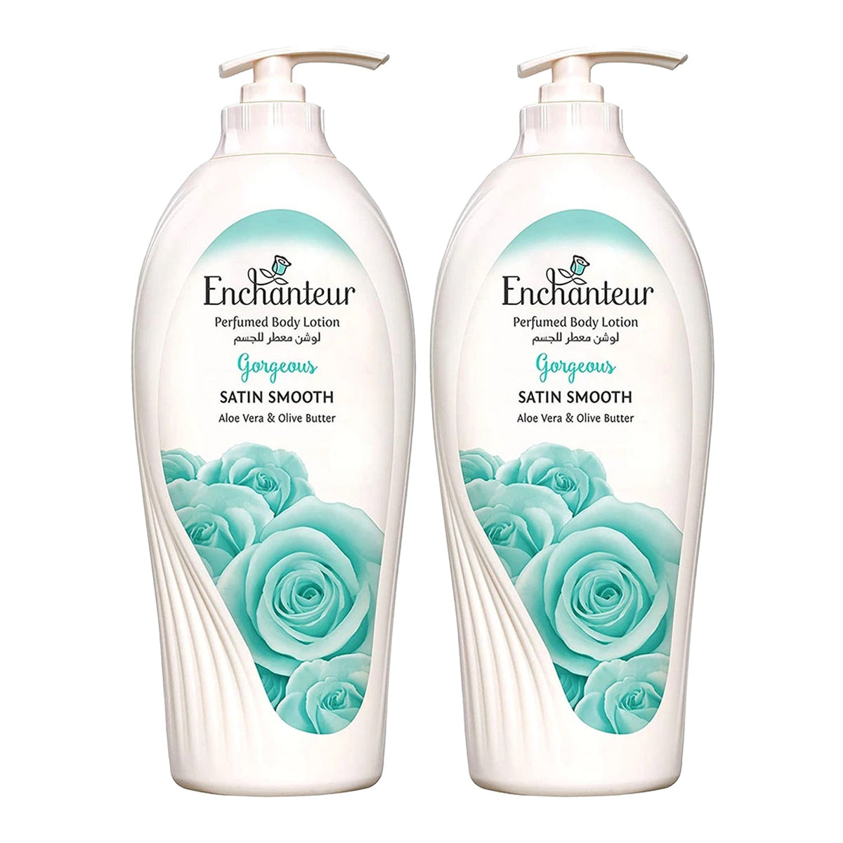 Enchanteur Gorgeous Perfumed Body Lotion - 500ml × 2 Pcs (Offer)
