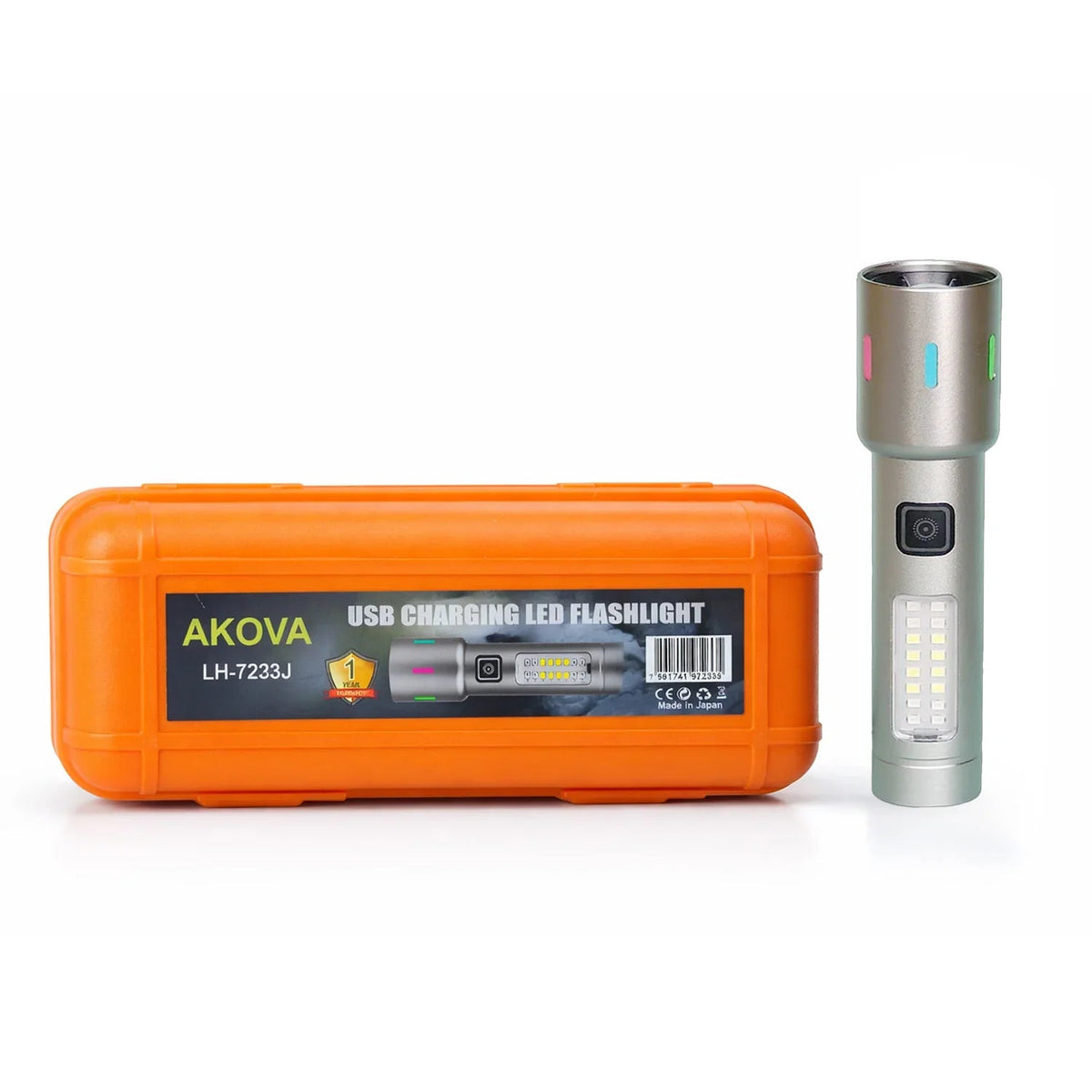 Akova Rechargeable LED Flashlight LH-7233J