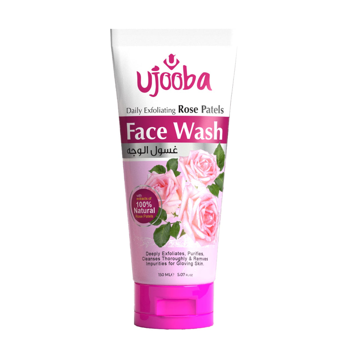 Ujooba Daily Cleansing Rose Petals Face Wash - 150ml