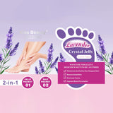 Kiss Beauty Lavender Crystal Jelly Foot Spa - 40g+40g