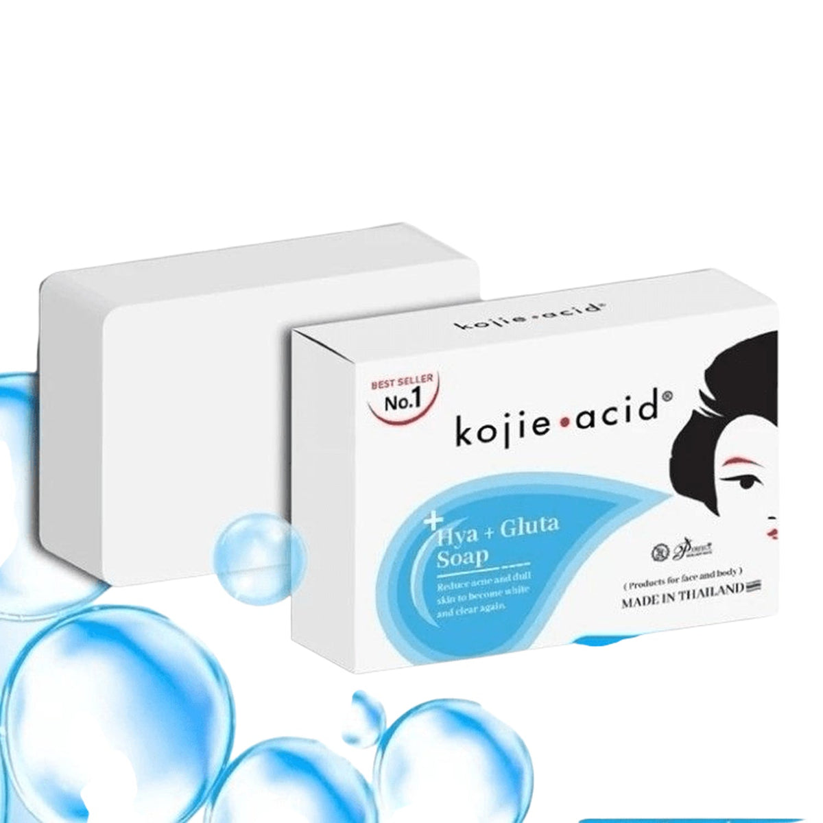 Kojie Acid Hya + Gluta Thailand Soap - 80g