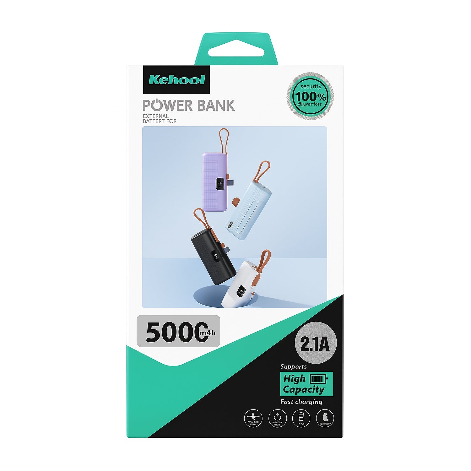 Kehool Mini Portable Pocket Power Bank 5000mAh KH-2