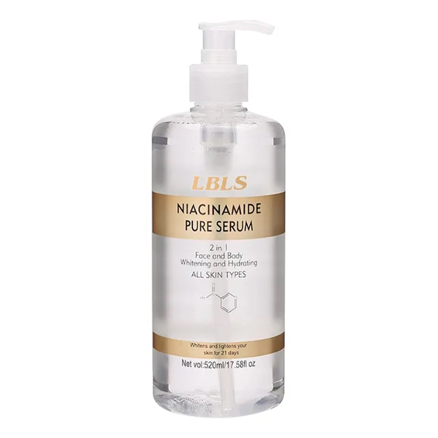 LBLS Niacinamide Pure Serum 2 in 1 Face & Body - 520g