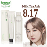 صبغة شعر Bremod Performance 8.17 Milk Tea Ash مع كريم مؤكسد 12% - 100 مل + 100 مل