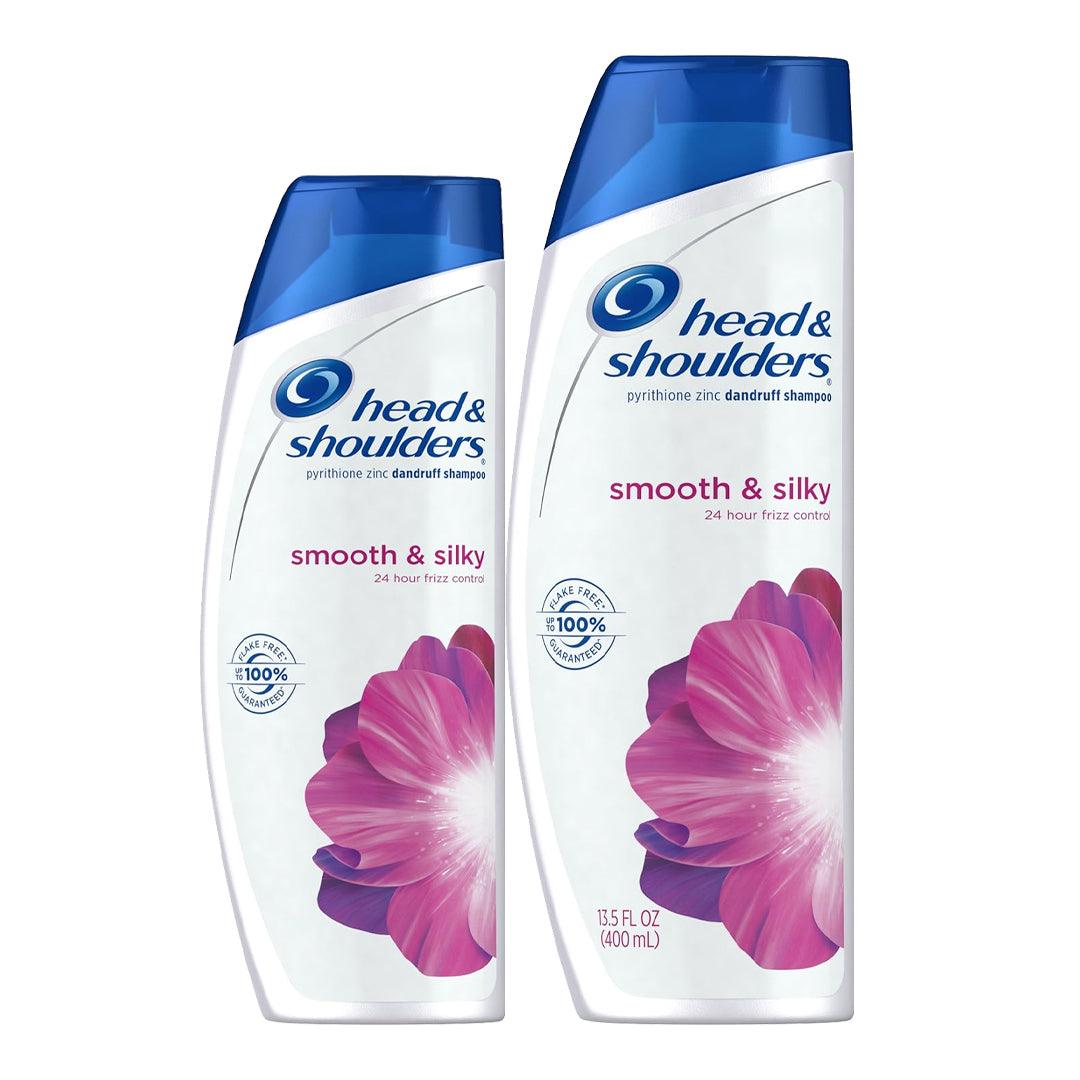 Head & Shoulders Smooth & Silky Anti-Dandruff Shampoo 400ml+ 200 ml