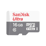 بطاقة ذاكرة SanDisk Ultra MicroSDHC - سعة 16 جيجابايت