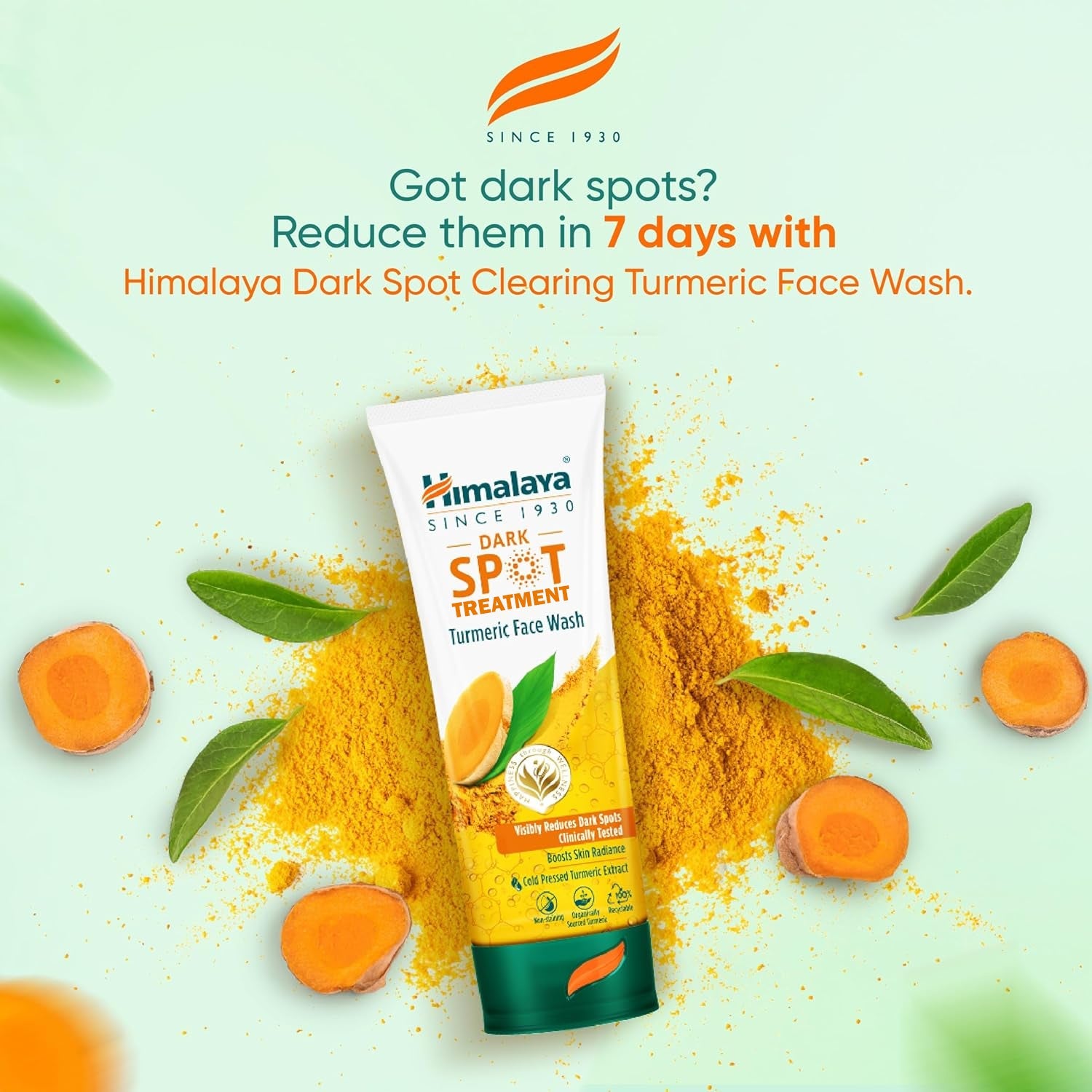 Himalaya Dark Spot Clearing Turmeric Face Wash - 100ml