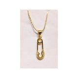 Unique Design Golden Stainless Steel Necklace with pendant - FJ4220