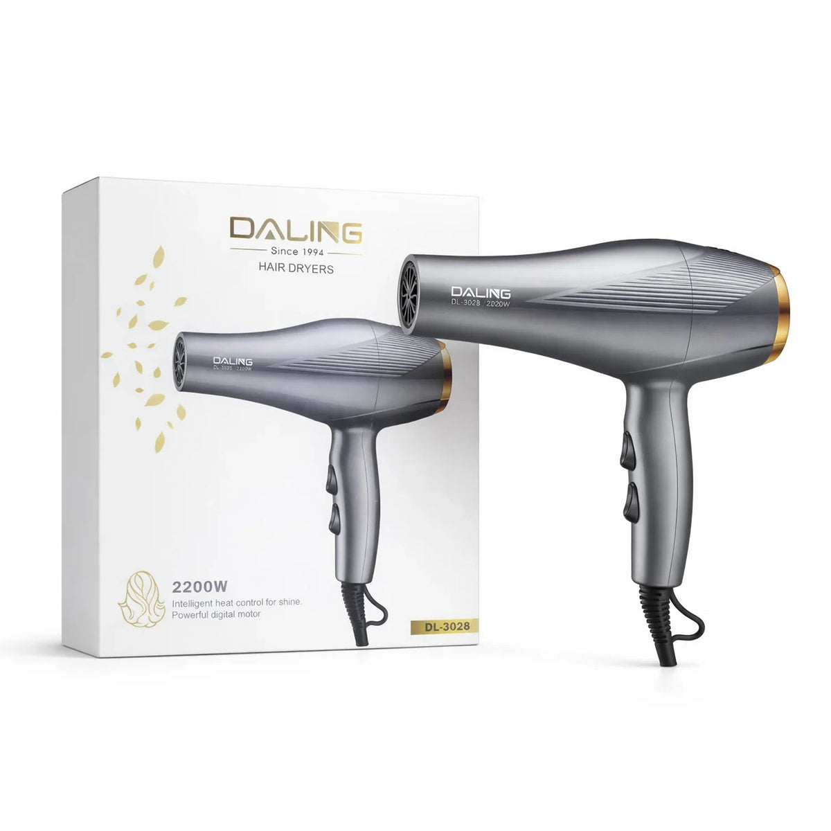 مجفف شعر احترافي Daling Pro Design بقوة 2200 واط طراز DL-3028