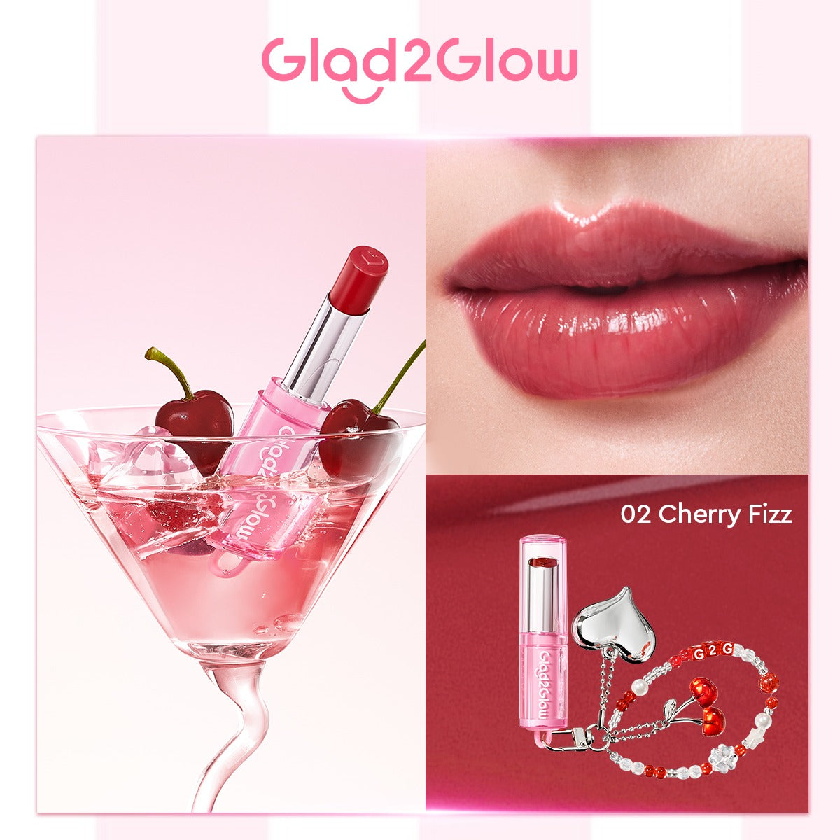 Glad2Glow Moisturizing Glowy Tint Lip Balm - 3g