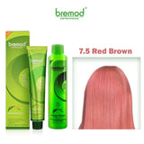 Bremod Performance 8.65 Pink Orange Hair Color With Oxidizer - 100ml+100g