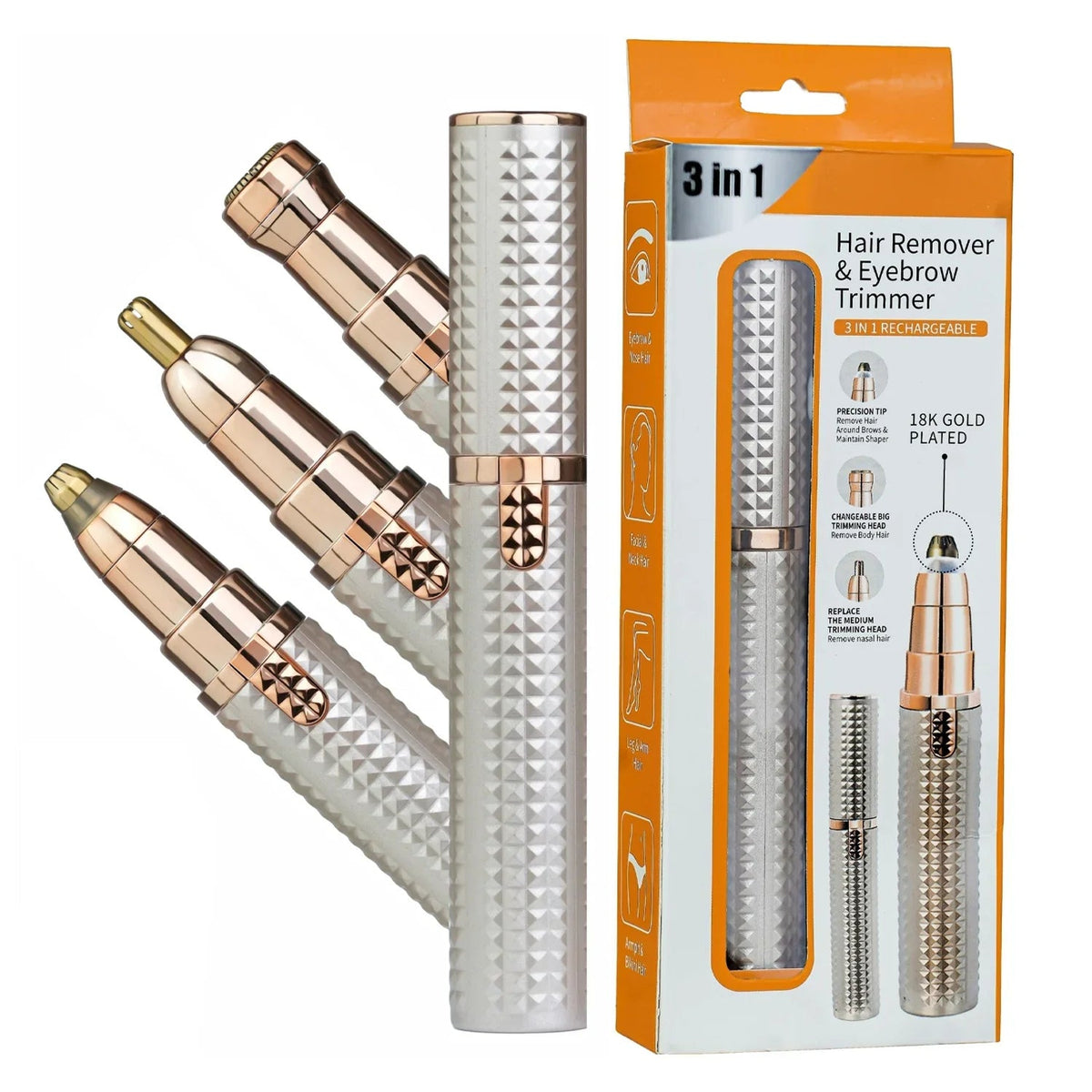مزيل الشعر ومقص الحواجب متعدد الوظائف 3 في 1 ZL-806