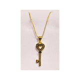 Unique Design Golden Stainless Steel Necklace with pendant - FJ4223