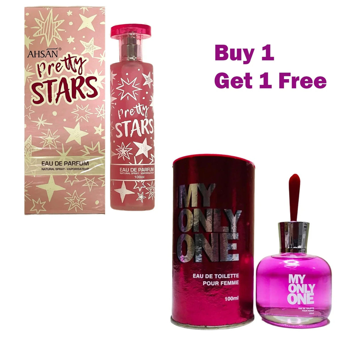Pretty Stars + My Only One Women Perfumes 1+1 PR-88