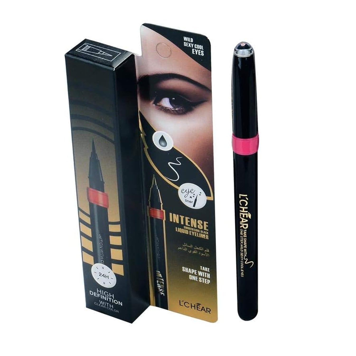 L'Chear Smooth Cool Black Liquid Eyeliner - 1g